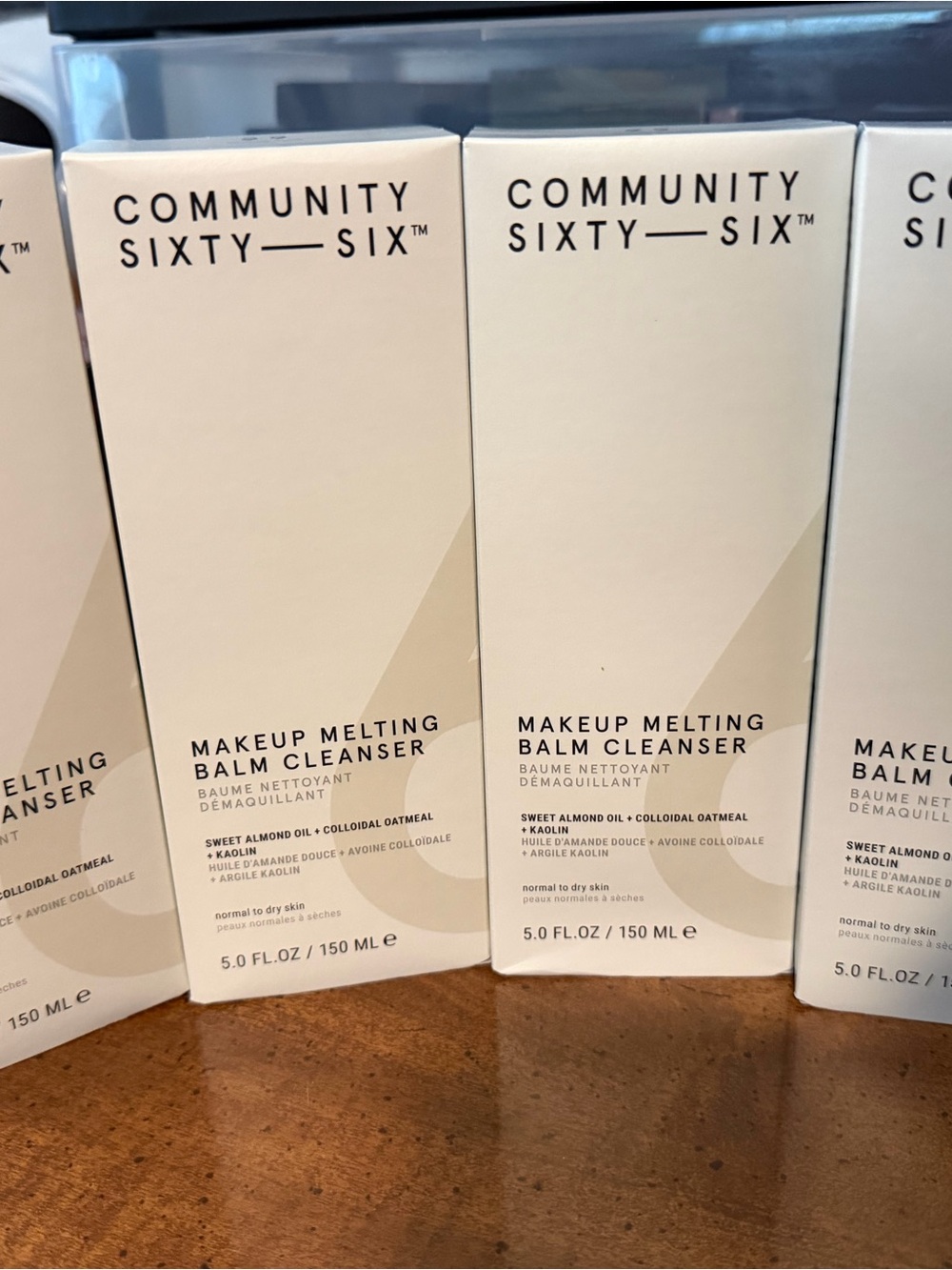 Bundle of 4 Community Sixty-Six Makeup Melting Balm Cleanser — Cream